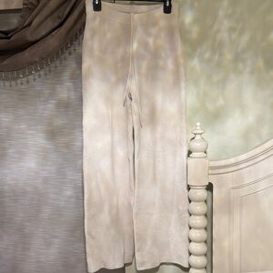 SKIMS Cream Knit Lounge Pants